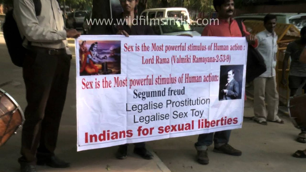 Sexual freedom parade in Jantar Mantar, Delhi