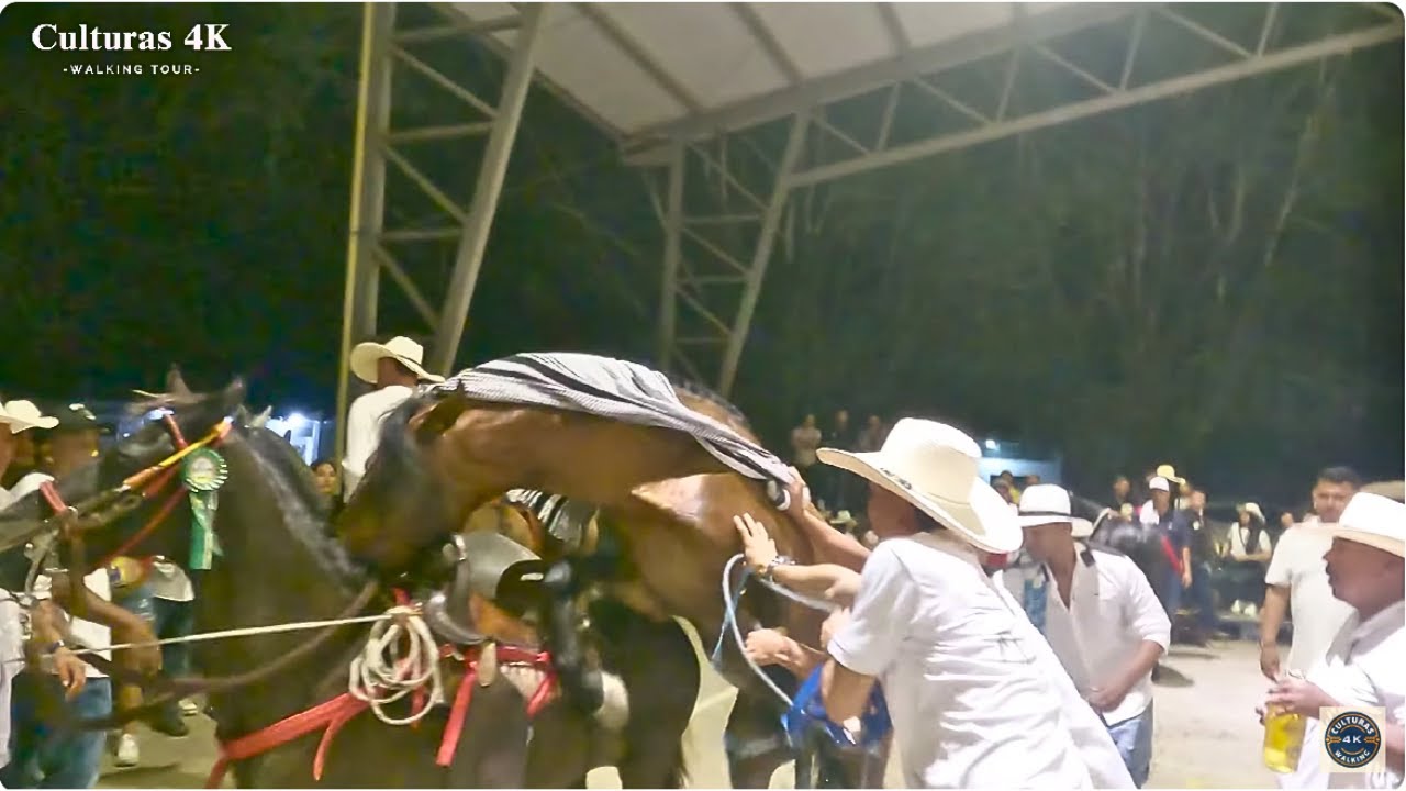 La CHICA DE ROJO se TIRÓ de la YEGUA [CABALGATA Puerto Asís]