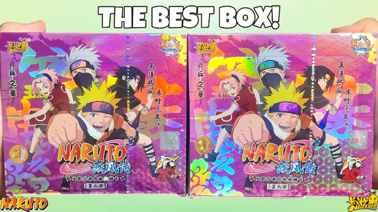 THIS IS THE BEST NARUTO KAYOU BOOSTER BOX YOU CAN BUY! Opening Two Tier 2 Wave 6 Booster Boxes!!