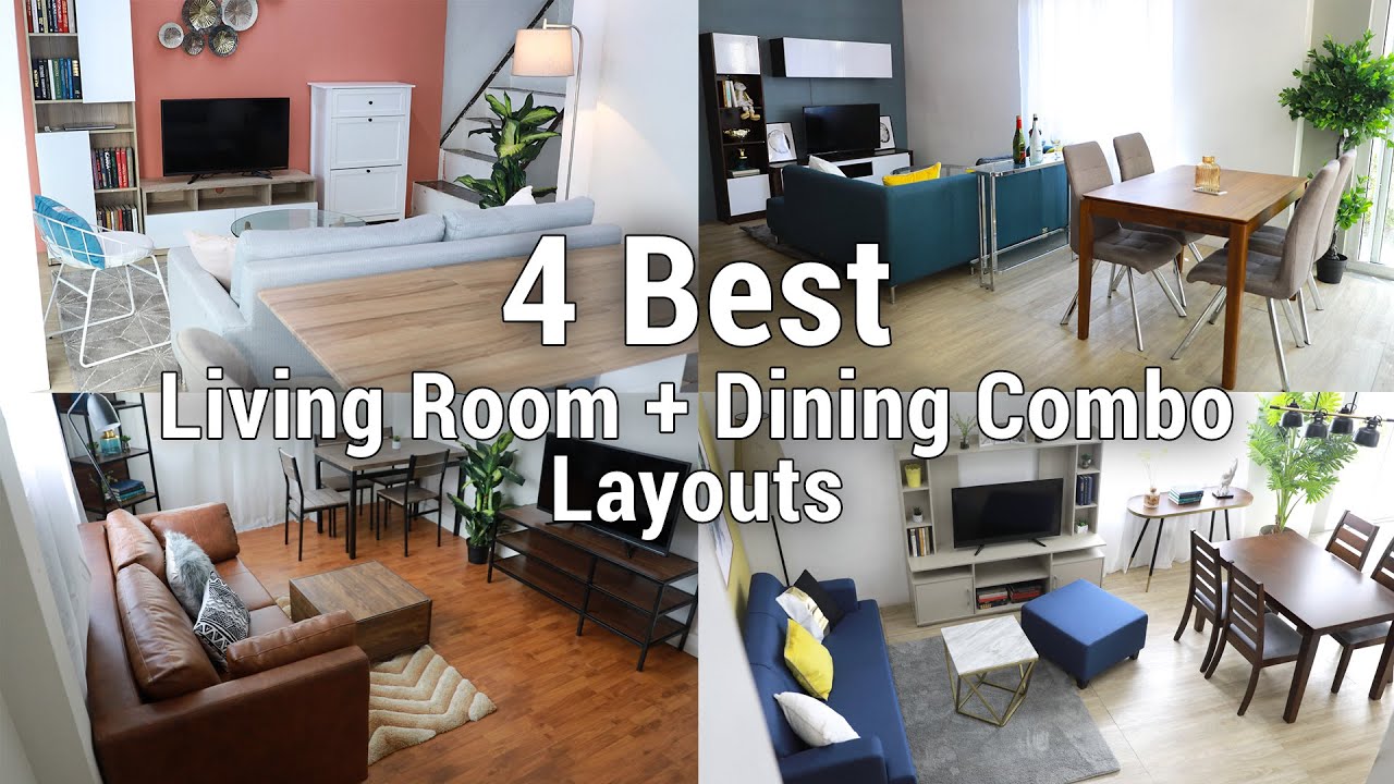 4 Best Living Room + Dining Combo Layouts | MF Home TV