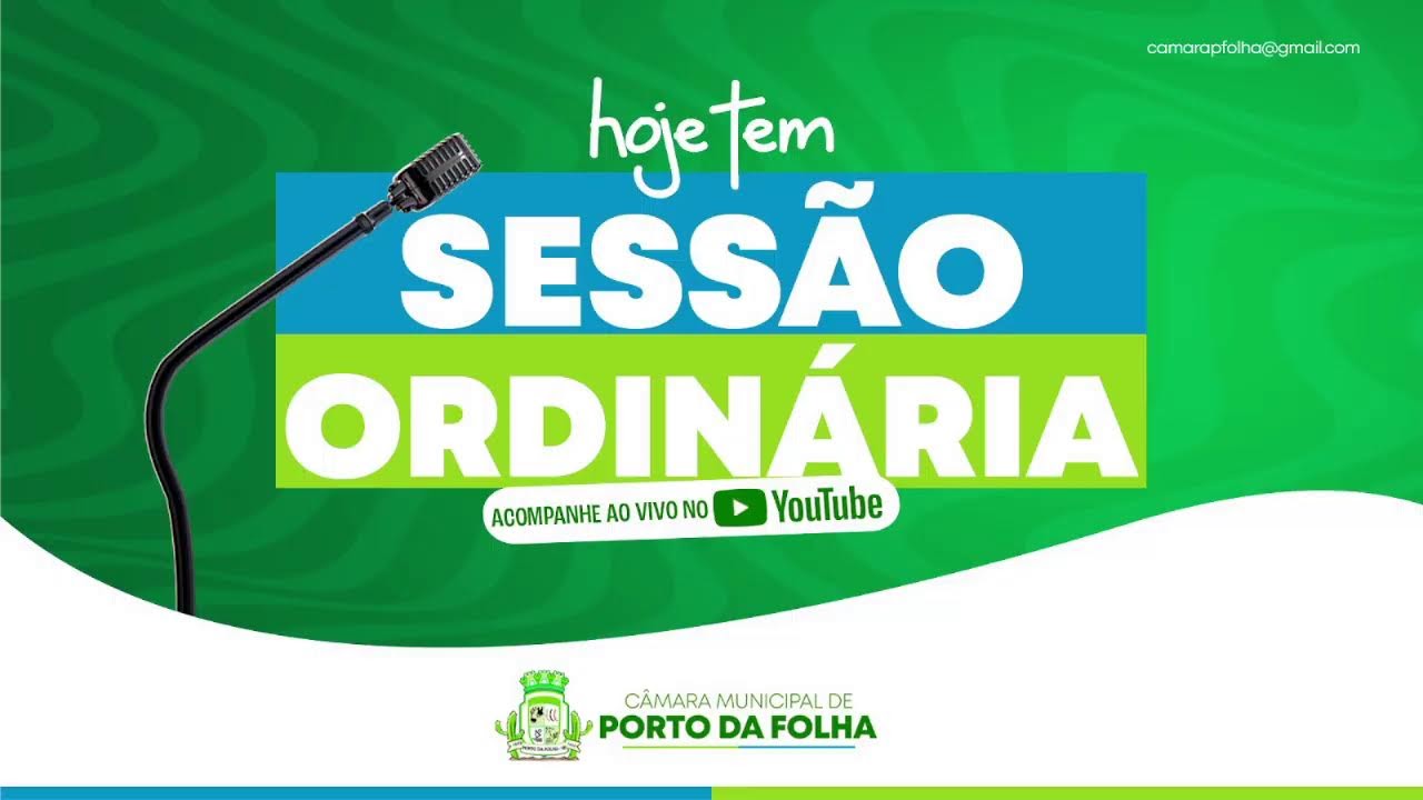 Transmissão ao vivo de Camara Municipal de Porto da Folha