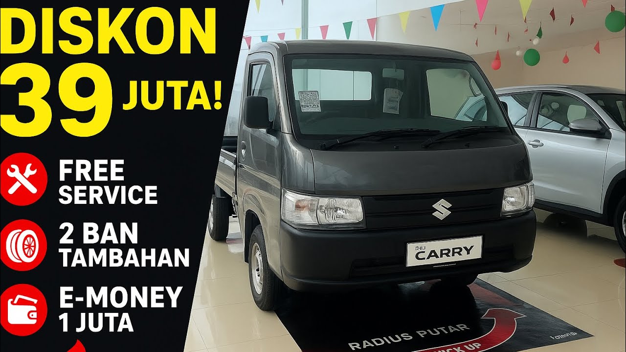 Suzuki Carry Pick up Diskon 39 Juta!! Usaha Lancar, Cicilan Ringan!”