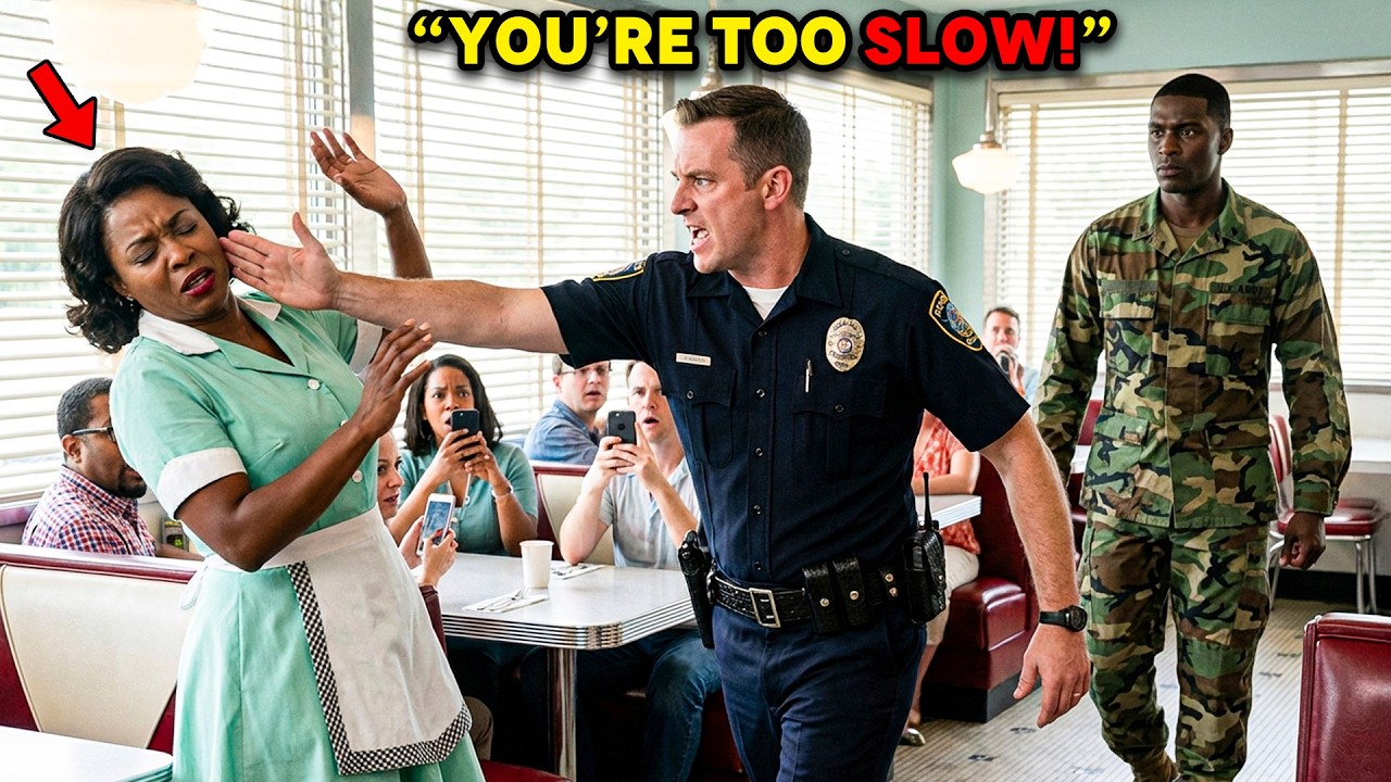Cop Slaps Black Waitress For 