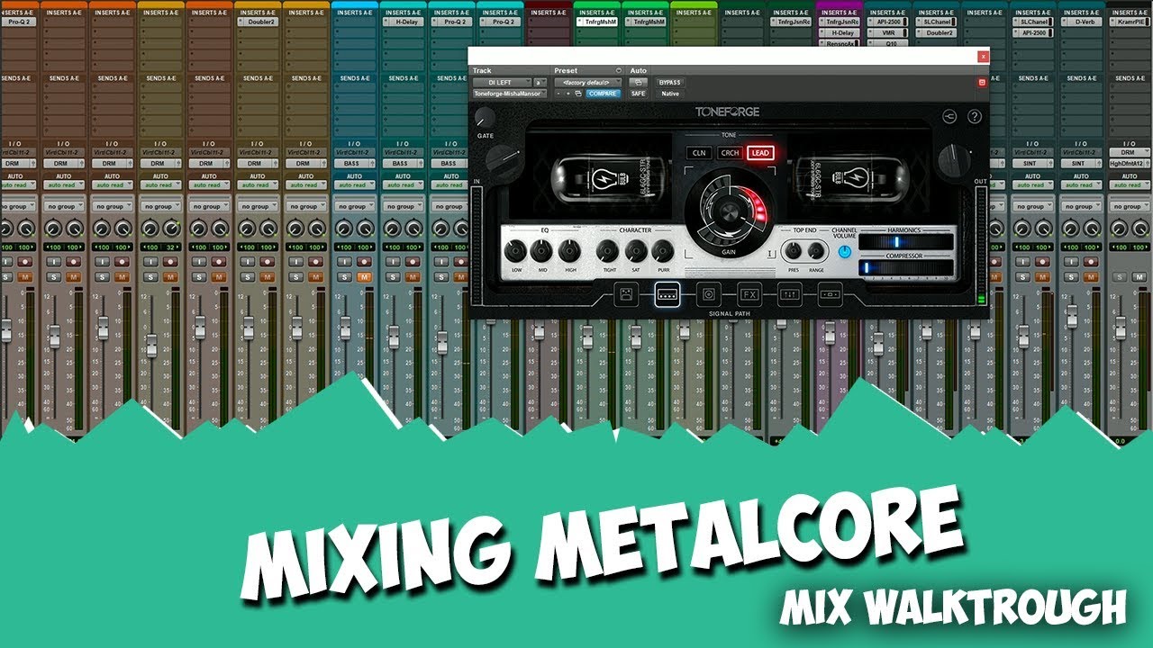 Mixing Metalcore Cover / Mix walktrough / mixing metal in pro tools