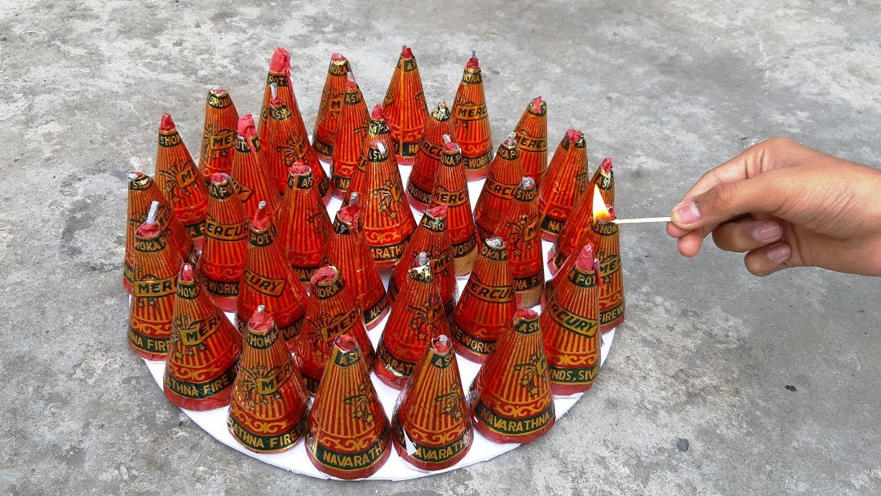 Multi Anar Crackers Burning Experiments Video