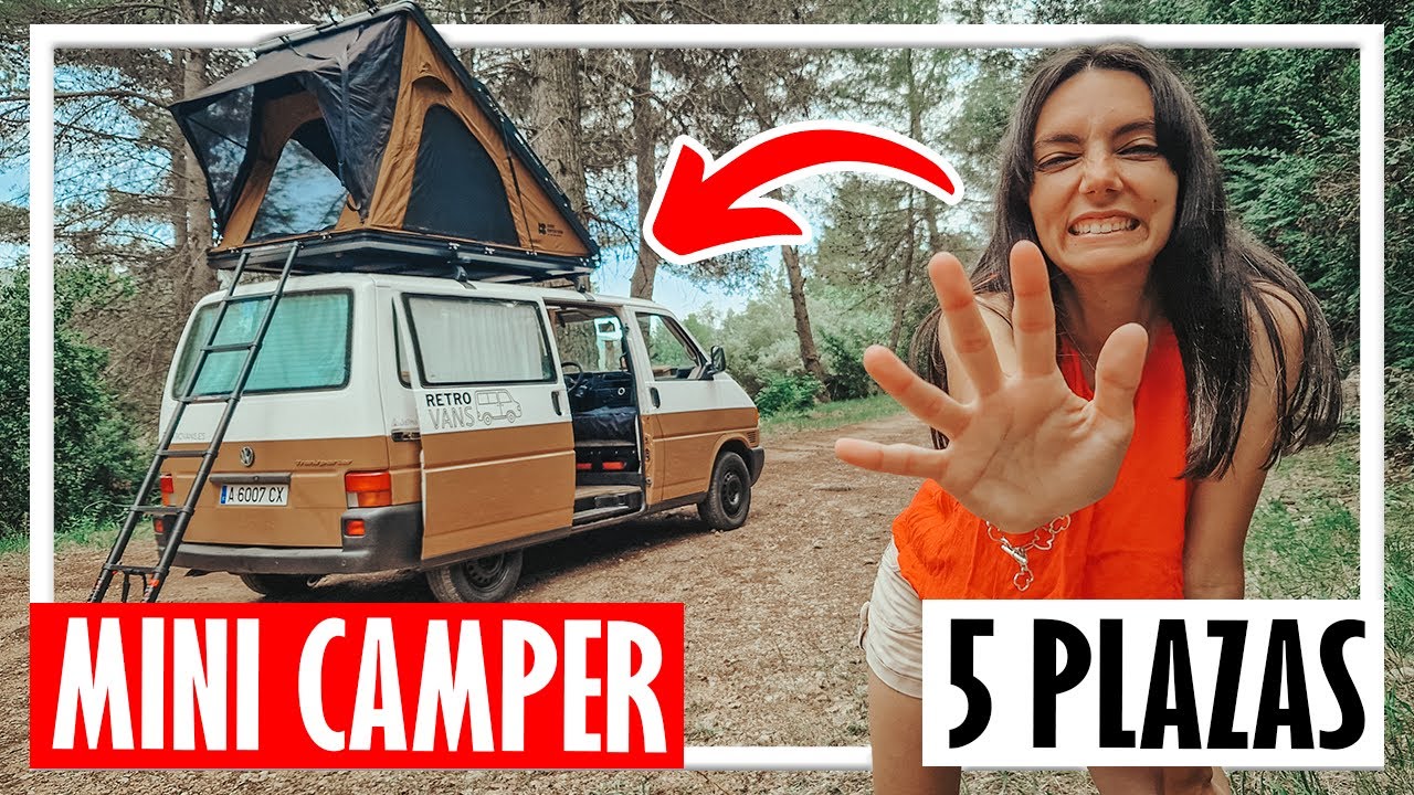 VOLKSWAGEN MINI CAMPER 🤯💥 Una Furgoneta PEQUEÑA para VIAJAR y DORMIR 5 PERSONAS‼️ [Vantour español]