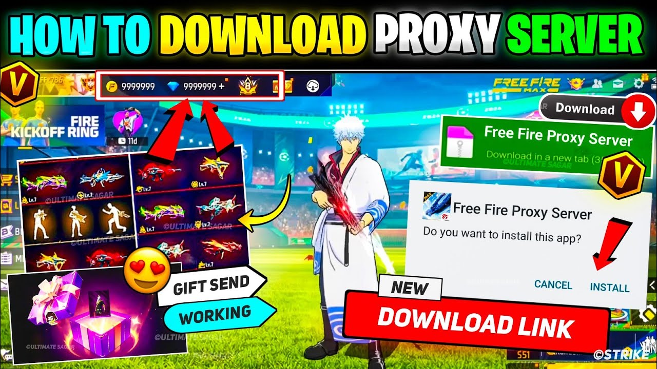 How To Download Proxy Server Free Fire || Free Fire Proxy Server | Proxy Server Kaise Download Karen