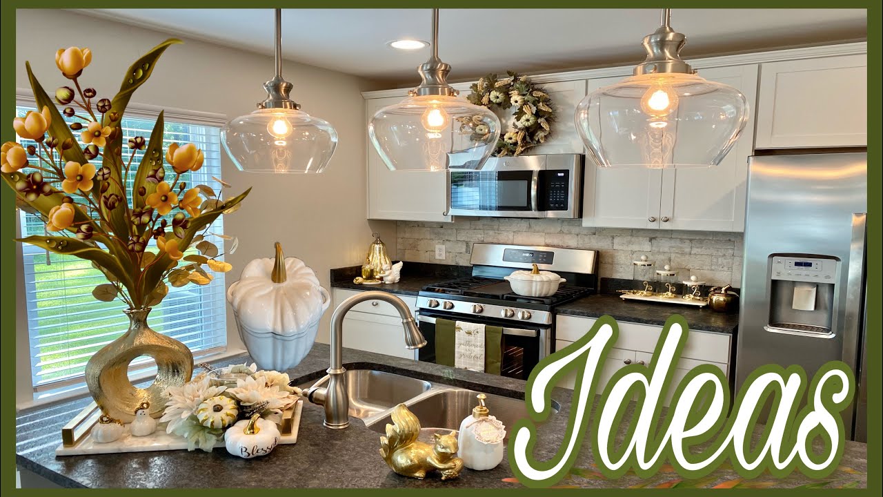 🍂 DECORACION de mi COCINA para OTOÑO 2023 / IDEAS PARA DECORAR UNA COCINA PEQUEÑA / FALL DECOR 2023