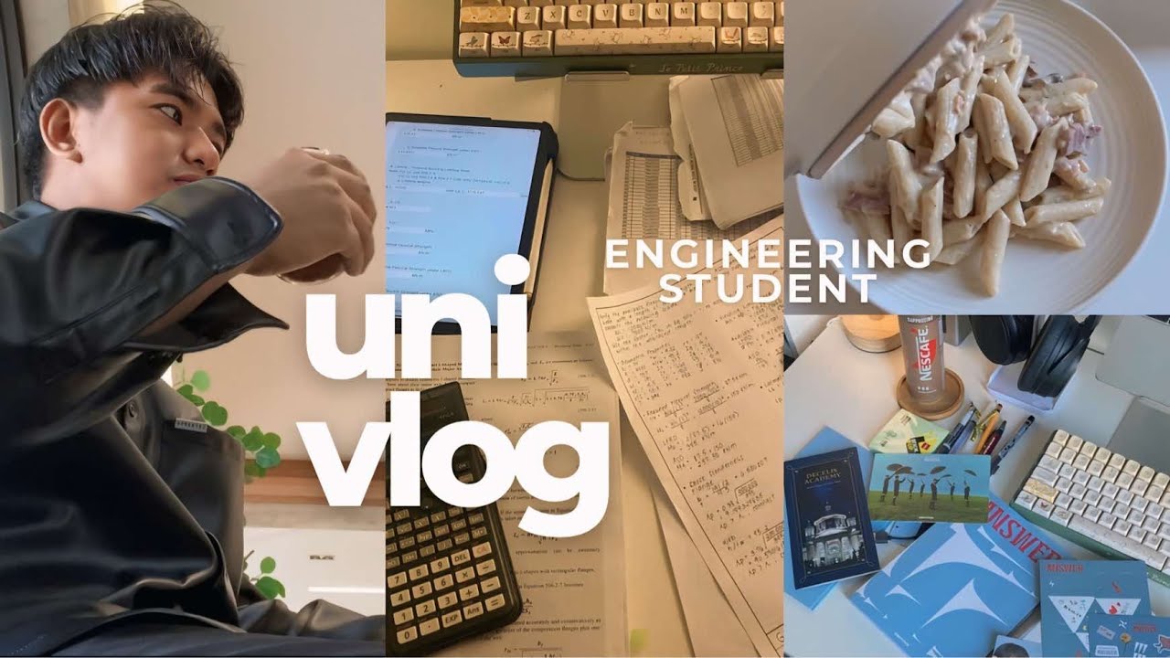 UNI VLOG🇵🇭 &bull; engineering student, living alone, final exams, study vlog📚