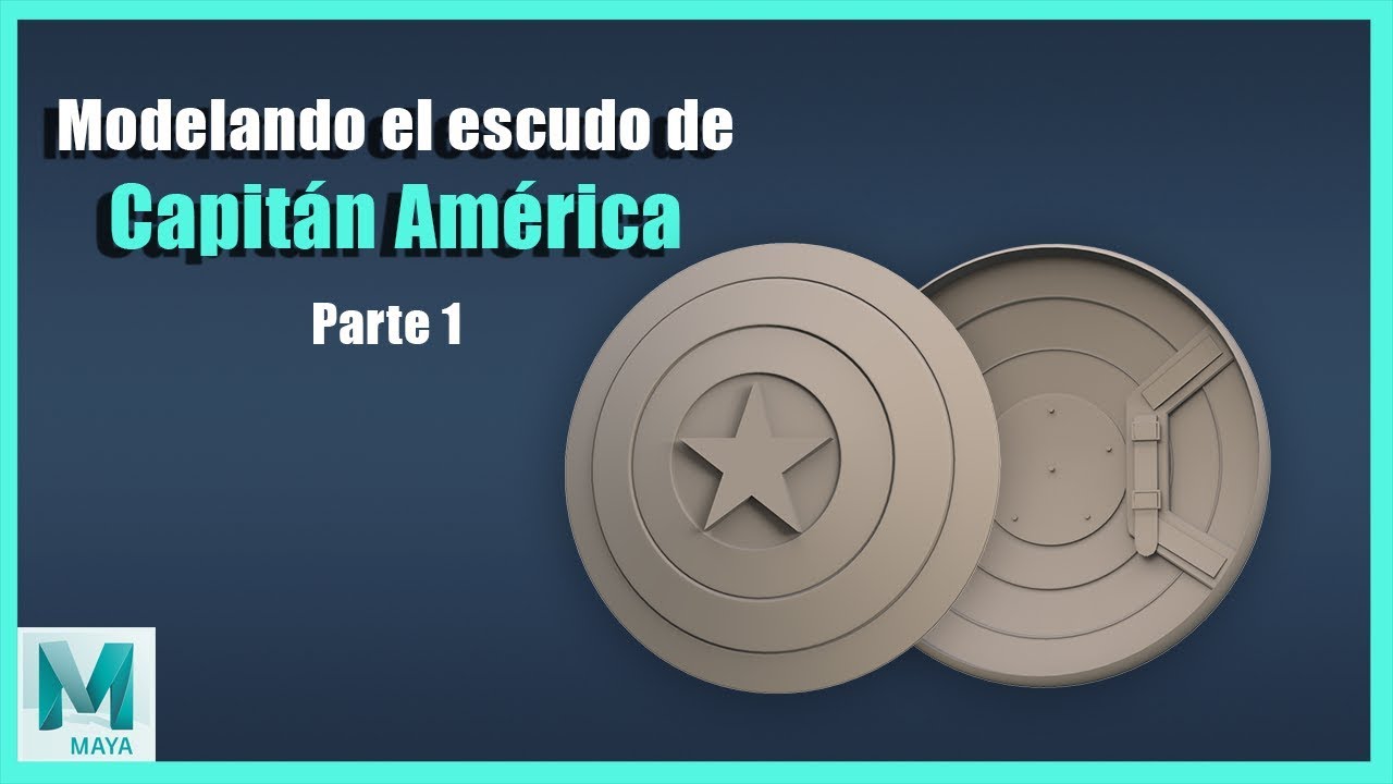 Autodesk Maya - Modelando Escudo Capitan America Parte1