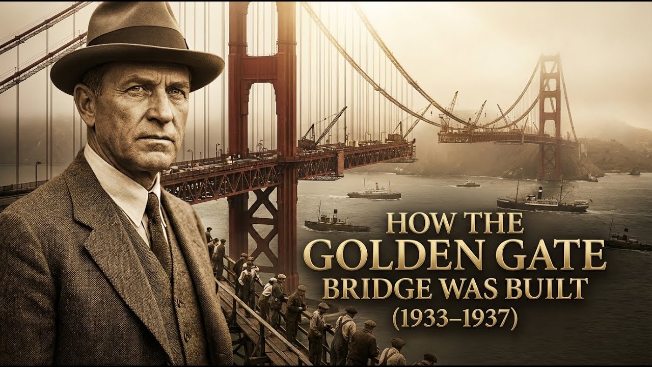How the Golden Gate Bridge Was Built (1933–1937) | Rare Historical Construction Documentary