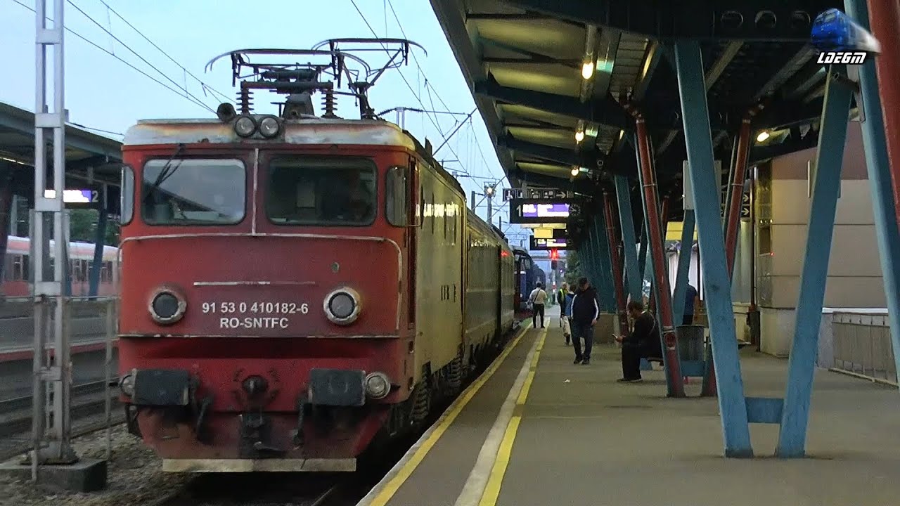 Trenuri pe Seară in Gara Bistrița Nord 🚊🚅 Trains on Evening in Bistrița Nord Station - 13 May 2022