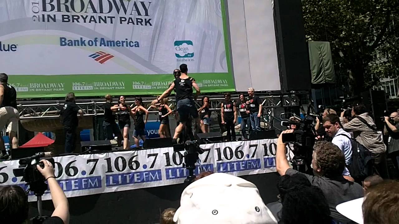 Nick Adams, Eric Sciotto, Tony Sheldon + cast of Priscilla sing 