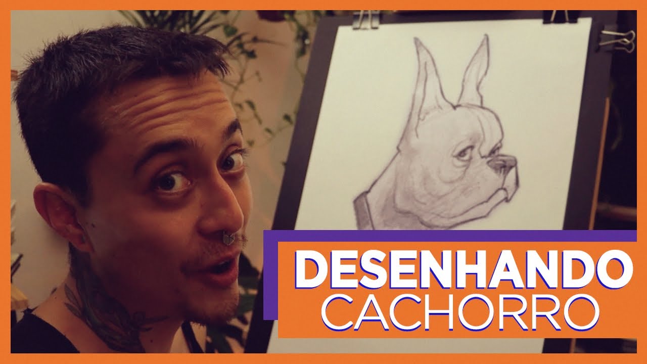 COMO DESENHAR CACHORRO (Anatomia Animais)