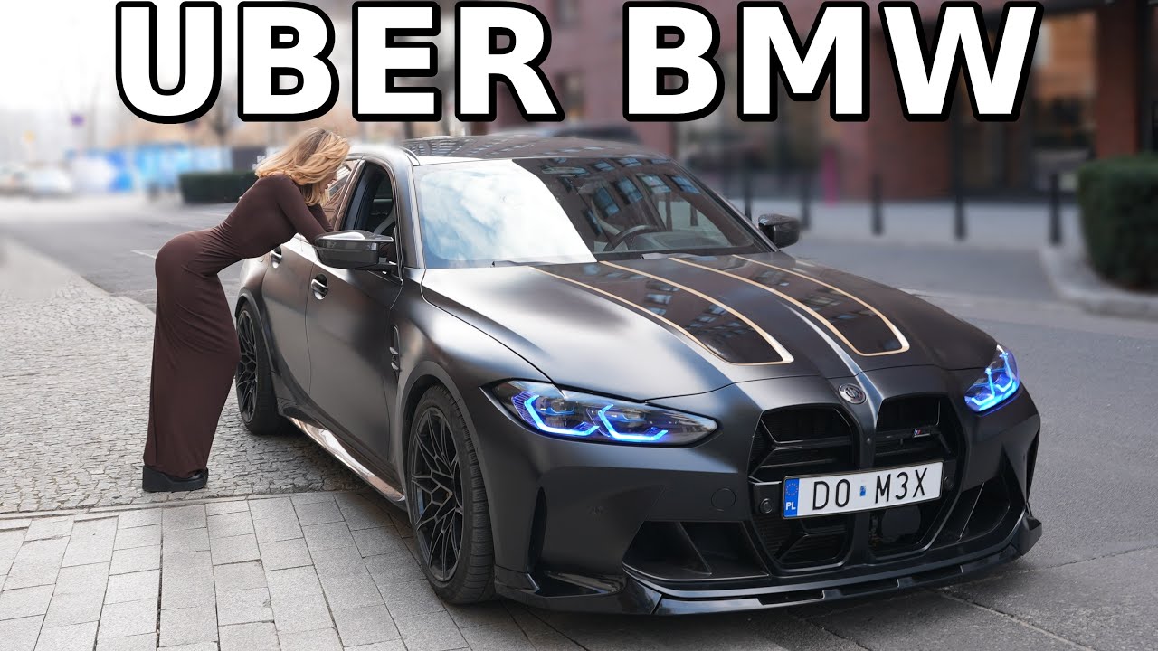UBER - reakcje pasażer&oacute;w na przyspieszenie 680 HP BMW M3 w Warszawie!