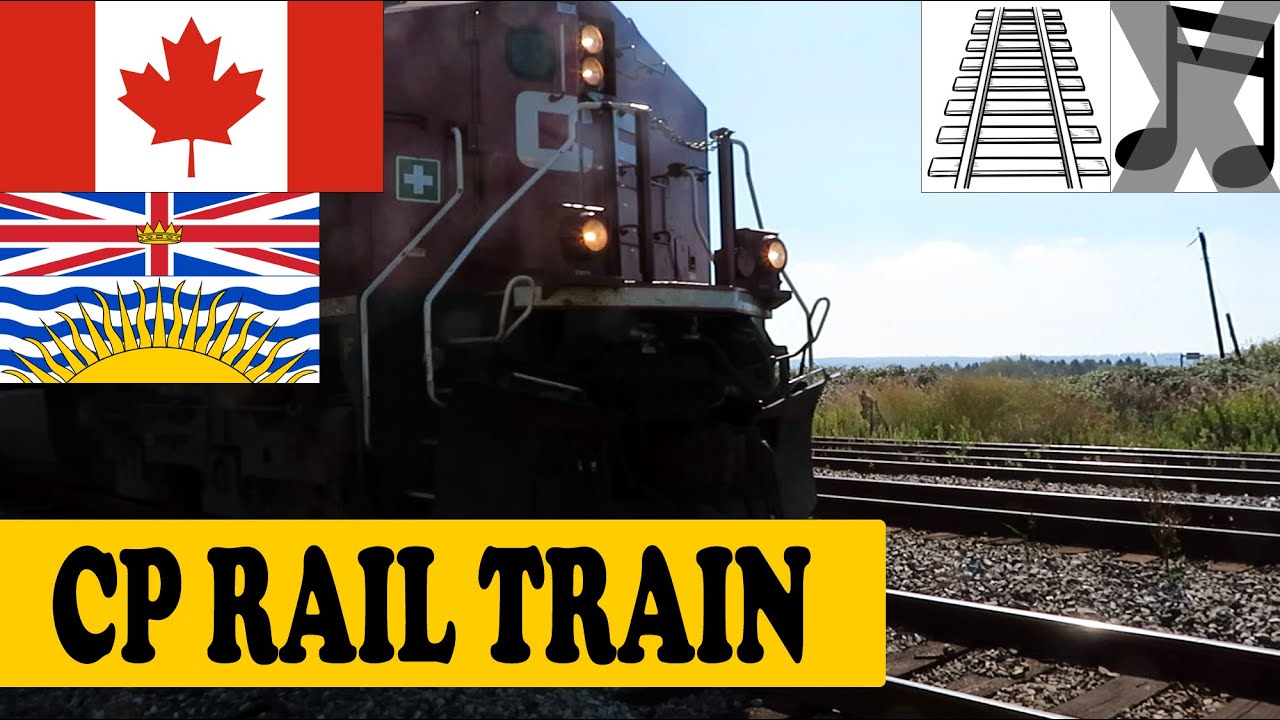 #019 Canadian Pacific Train along Mud Bay, Surrey, British Columbia