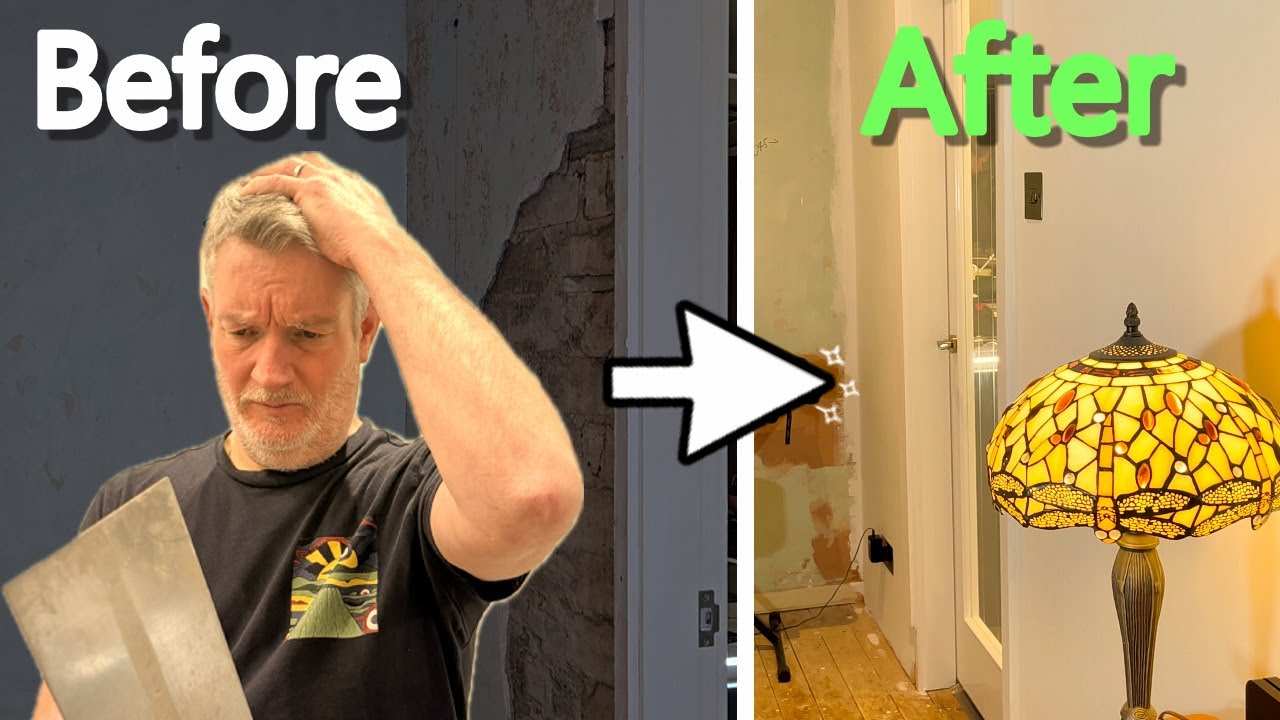 Fixing blown plaster like a pro, using DIY skills? How to use PVA, SBR and rendering mesh.