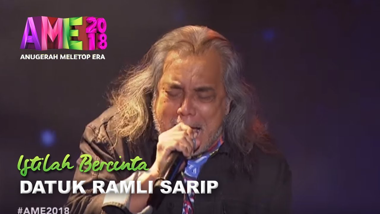 #AME2018 I Living Legend Datuk Ramli Sarip | Istilah Bercinta I Anugerah MeleTOP ERA 2018