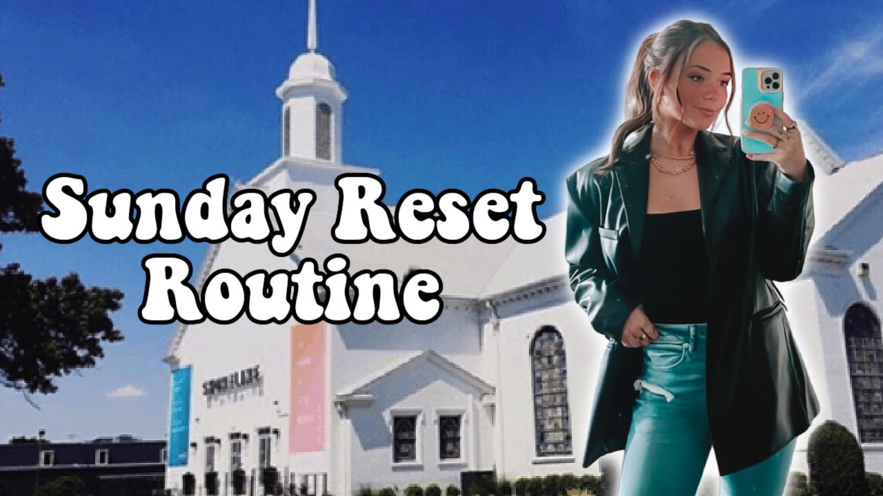 SUNDAY RESET ROUTINE | Church, Cleaning, Doing Laundry & Going To The Gym