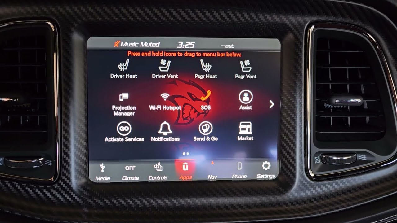 Challenger, Charger SRT Button Not Working, Apps Missing
