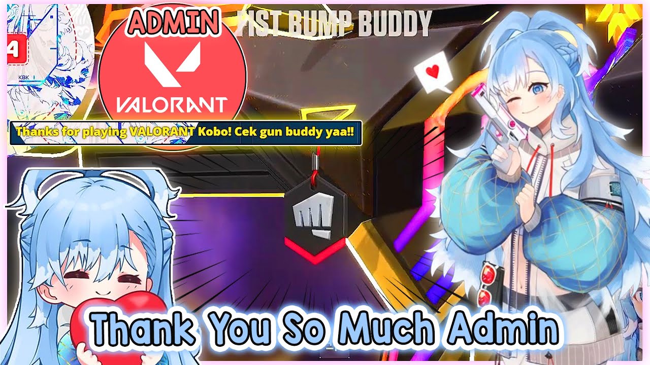 Kobo DiBerikan Riot Gun Buddy! Oleh Admin Valorant【Kobo Kanaeru | Clips】