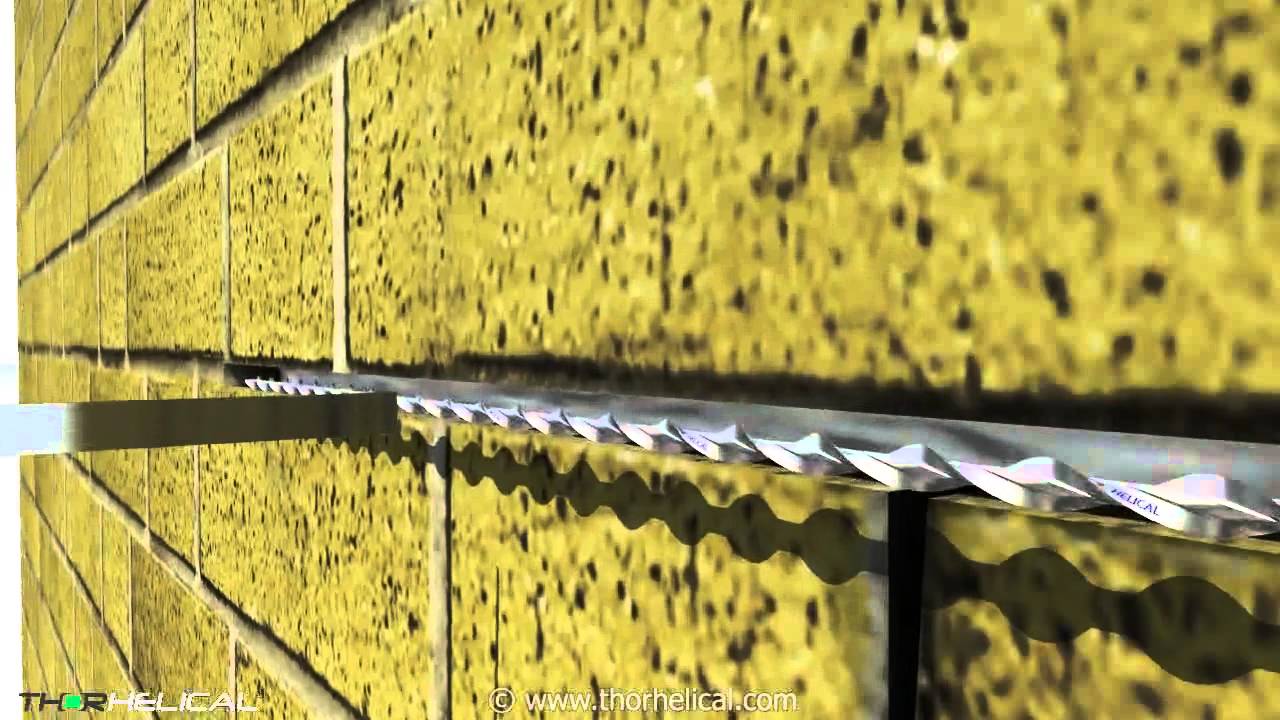 Scheurherstel - Masonry Crack Repair with Thor Helical Reinforcing Rods