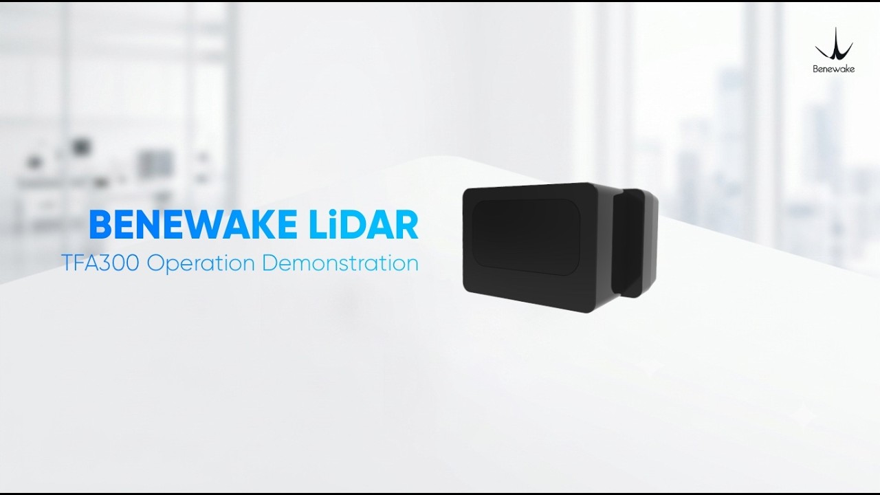 Benewake LiDAR TFA300 Operation Demonstration