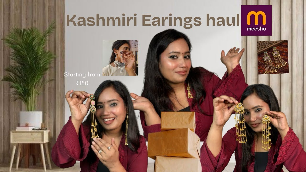 Kashmiri Earrings Haul 2026 | Valentine’s Day & Wedding Season Picks✨