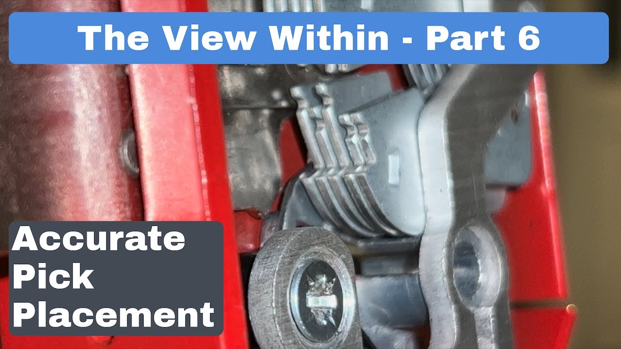 Mortice Matters: The View Within Part 6 - Pick Placement Recap