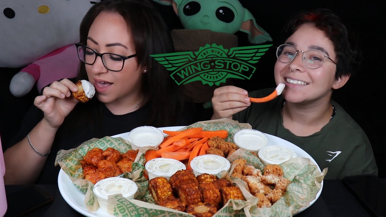 WINGSTOP MUKBANG | ANGELINA SPICY