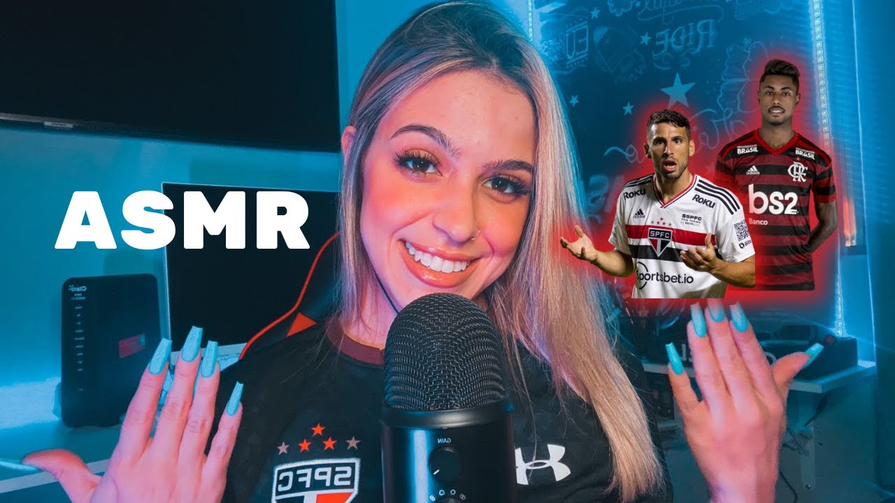 ASMR SUSSURRANDO NOME DE JOGADORES BRASILEIROS