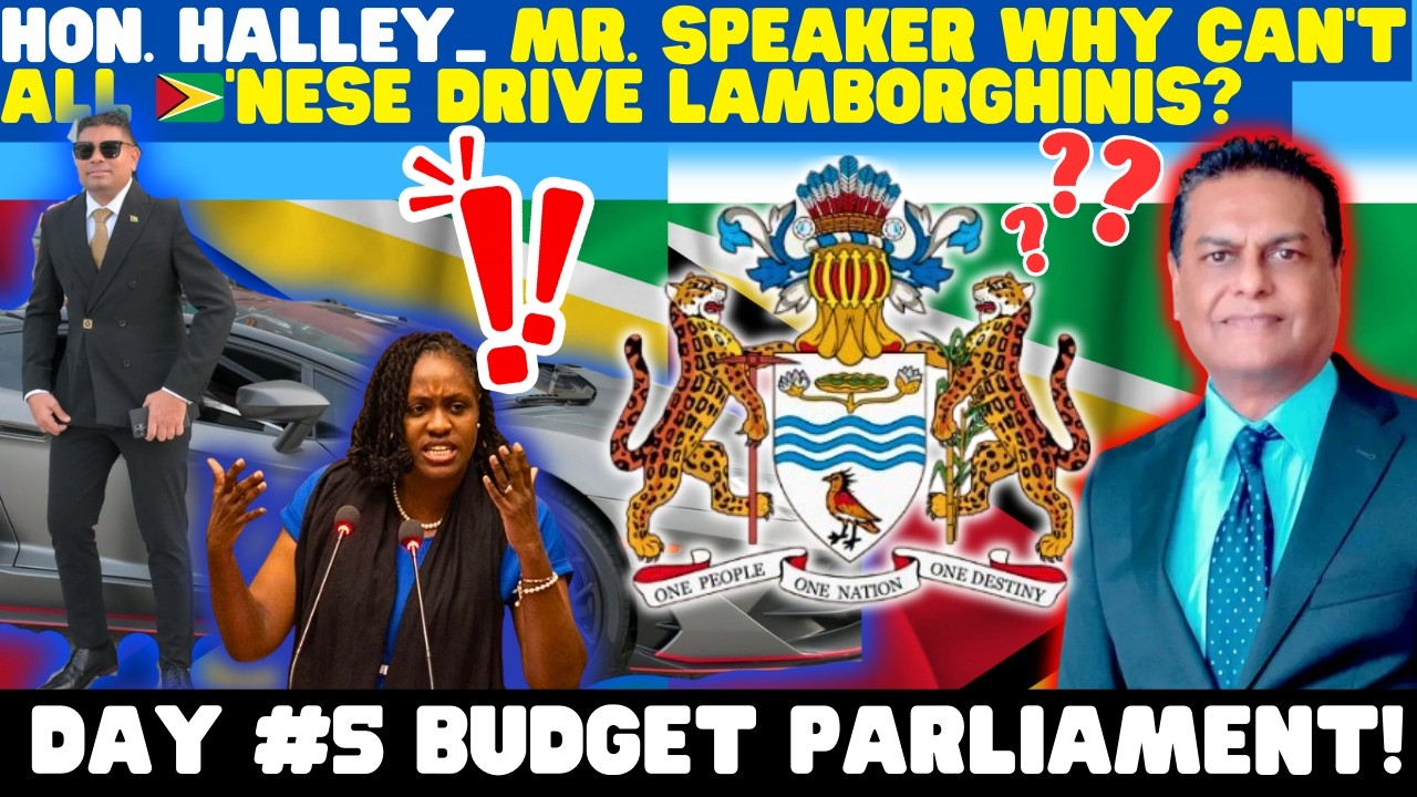 🛑 HON. HALLEY_ IF 🇬🇾 IS A OIL RICH NATION_ WHY CAN'T WE WILL DRIVE A LAMBO?