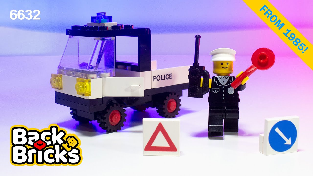 LEGO Tactical Patrol Truck | Let's BUILD & REVIEW | Classic LEGOLAND Town Police set 6632 from 1985!