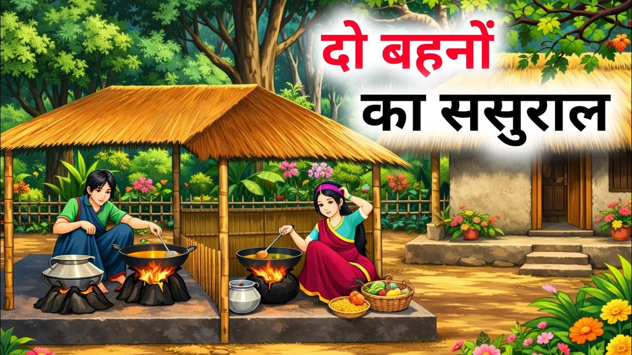 दो बहनों का ससुराल | Hindi Kahani | Hindi Horror | Moral Stories | Cartoon Horror | Hindi Story | 