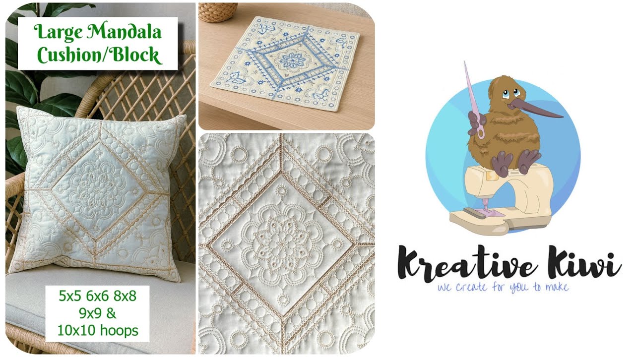 Large Mandala Block Video