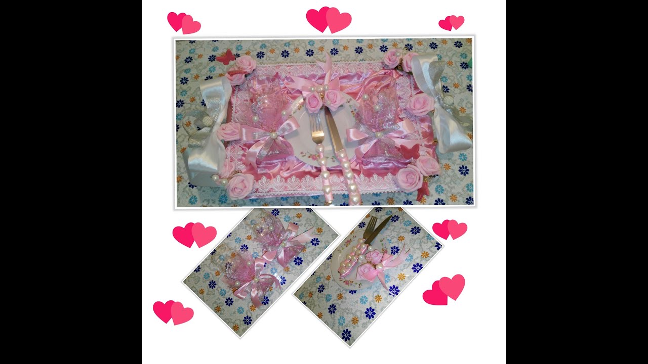 صينية الخطوبة او المهر #اعمال_ندى