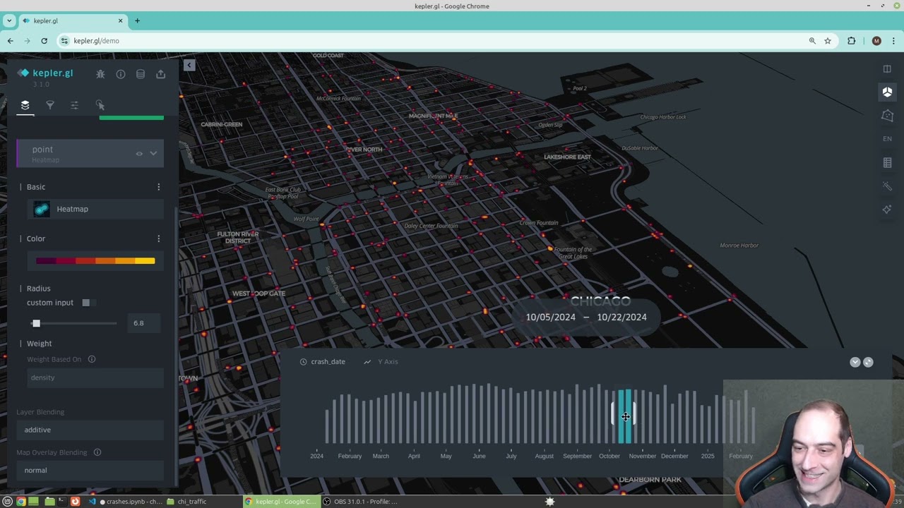 Easy Animated Time Series with Kepler.gl