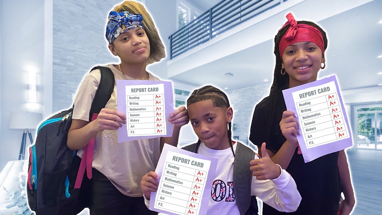 KID'S GET REWARDED FOR ALL A'S ON REPORT CARD, WHAT HAPPENED NEXT IS EXCITING!!! KD DA KID