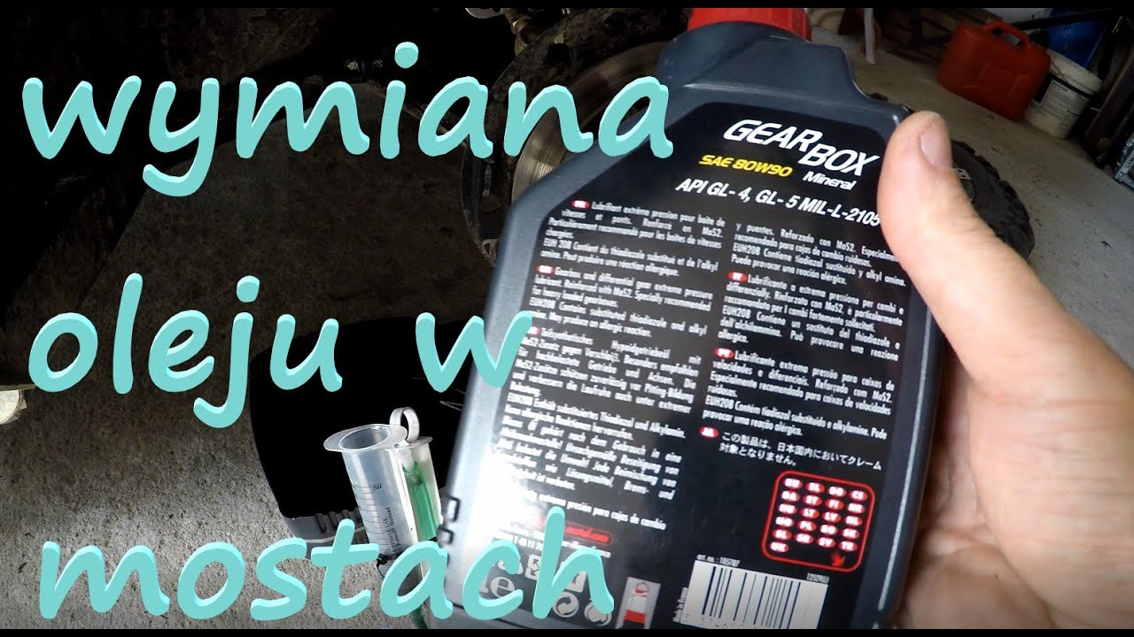 #26 Wymiana oleju w mostach Quad CF Moto 520 dyferencjał przekładnie oil change in the differential