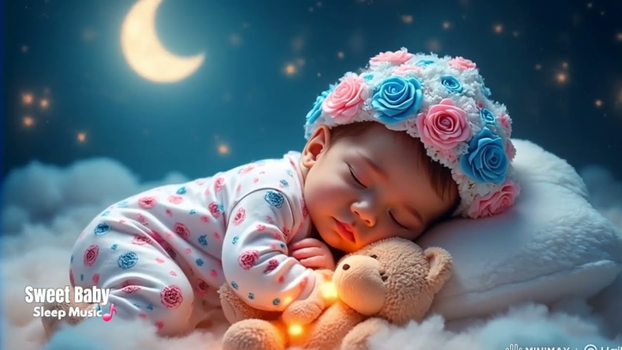 Mozart & Brahms Baby Lullaby 💕😴 Baby Fall Asleep in 3 Minute⭐💕😴