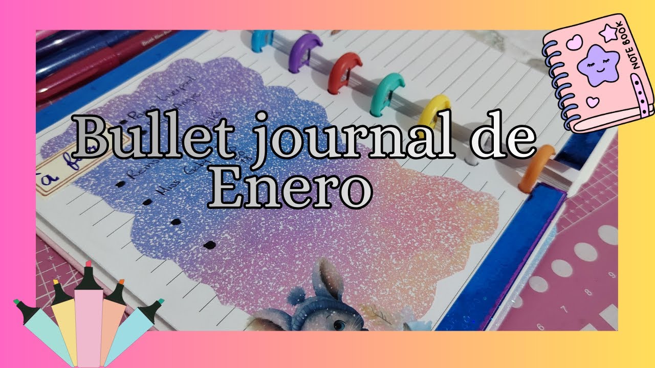 Planeación de ENERO #bujo #bulletjournal #diy #papeleriabonita