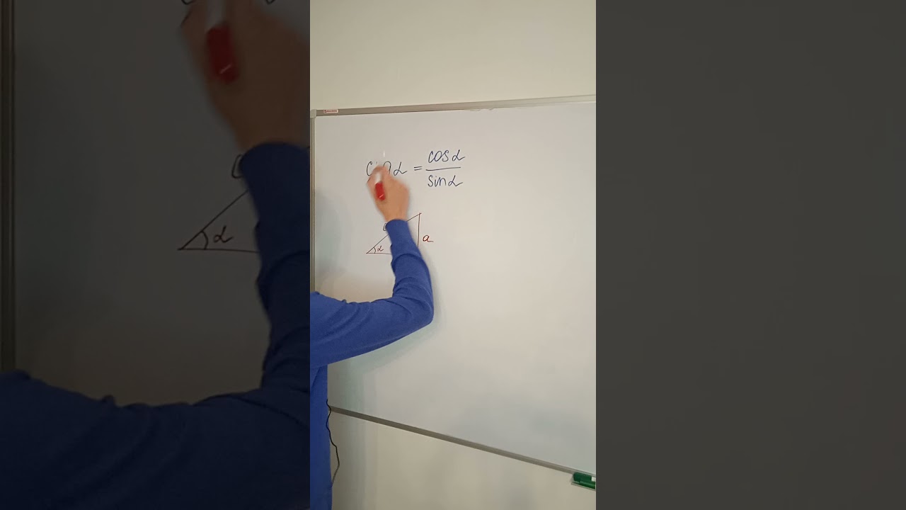 Почему ctg=cos/sin?