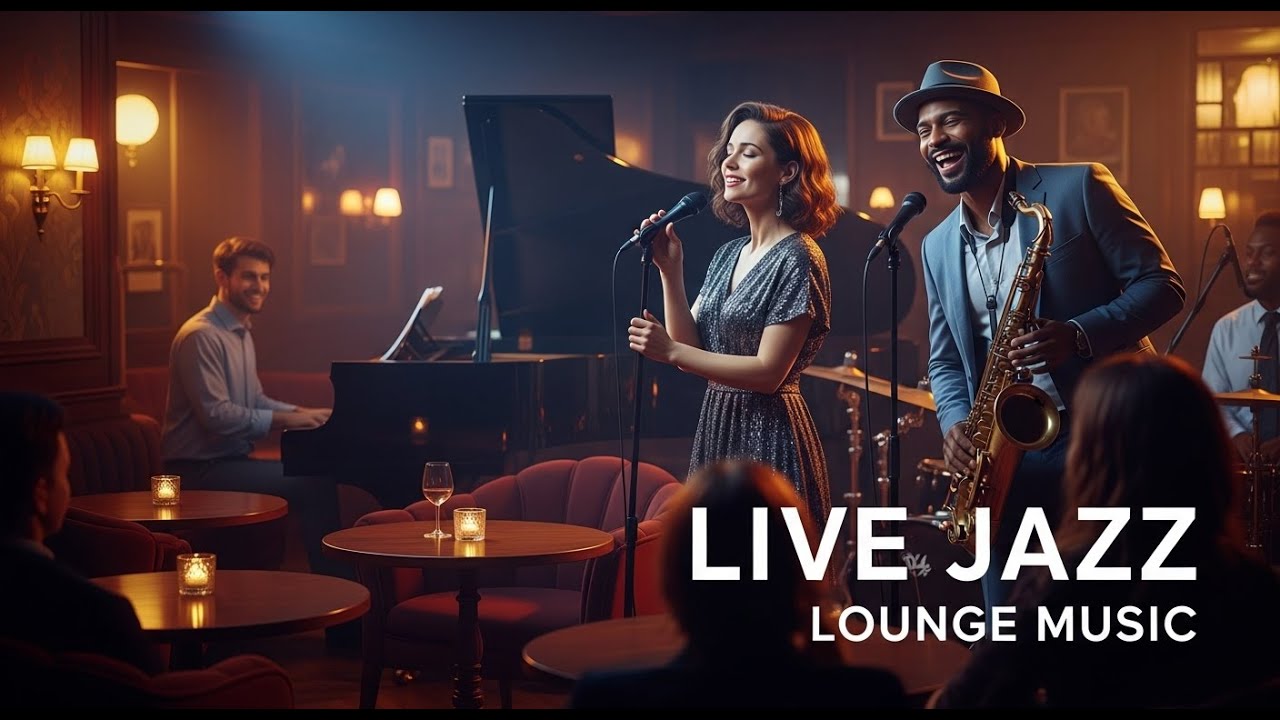 Live Smooth Jazz Lounge – Chill Jazz Music for Reading, Work, and Study