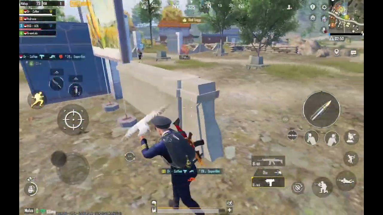 Set pilot Biru #pubgmobile