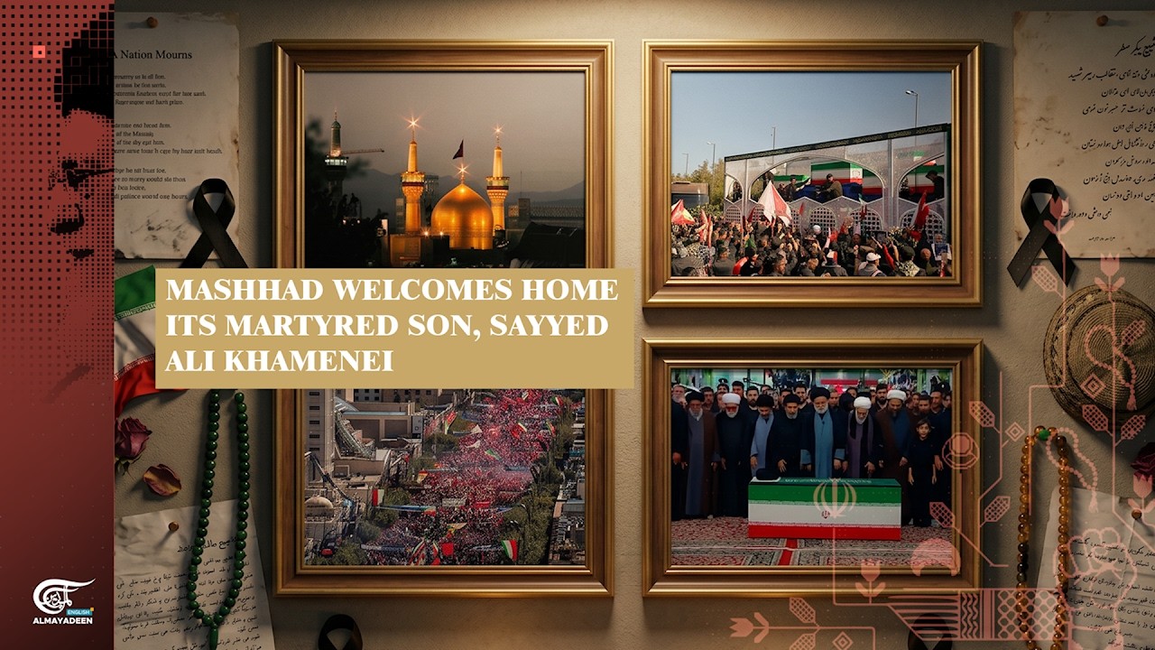 Mashhad welcomes home its martyred son, Sayyed Ali Khamenei