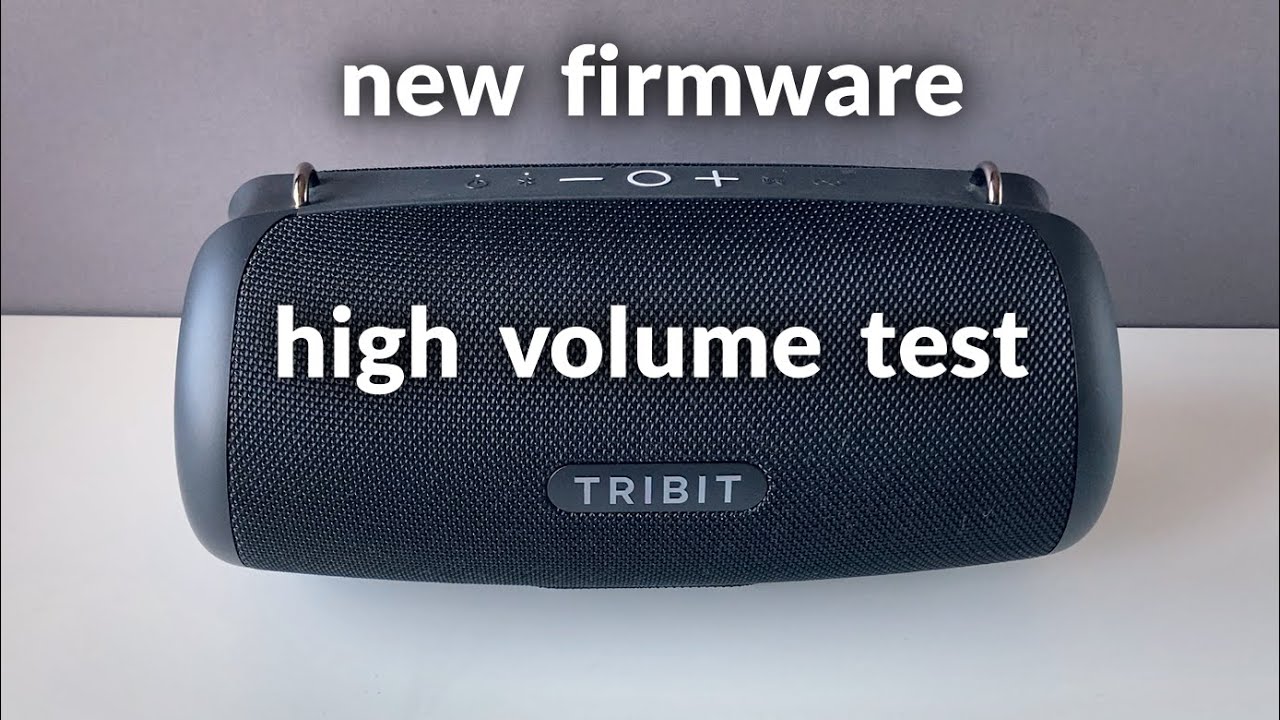 TRIBIT StormBox Lava - High Levels Test - New vs Old Firmware/Tuning