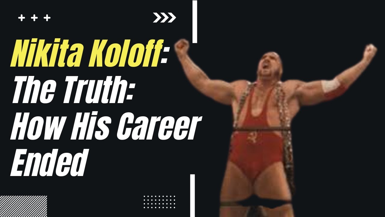 Wrestling Legend: Nikita Koloff  💥 Ending His Career