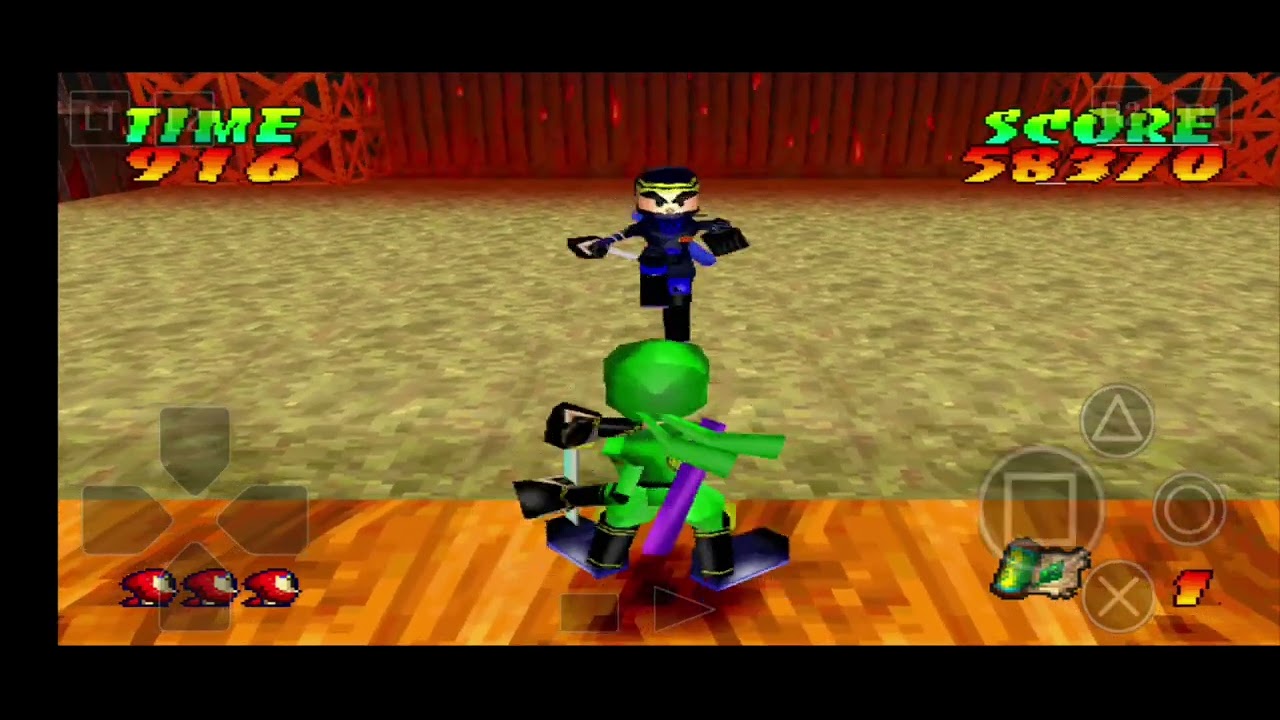 Ninja JajaMaru-kun: Onigiri Ninpouchou PS1 (1997)
