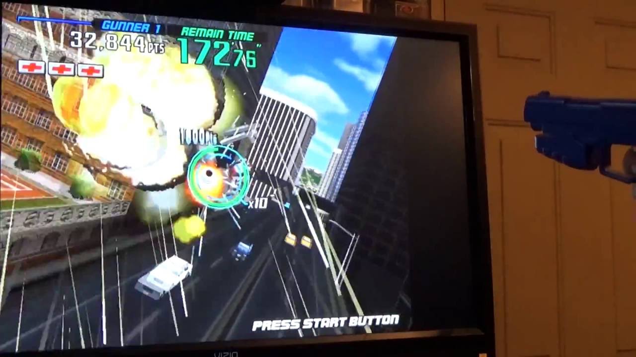 L.A. Machineguns (Arcade) with Aimtrak Lightgun on Supermodel