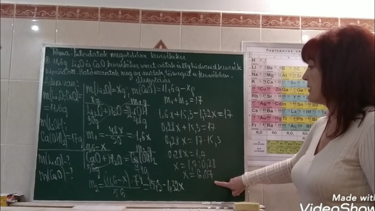 Feladatok megoldása keverékre (8-9.oszt.)